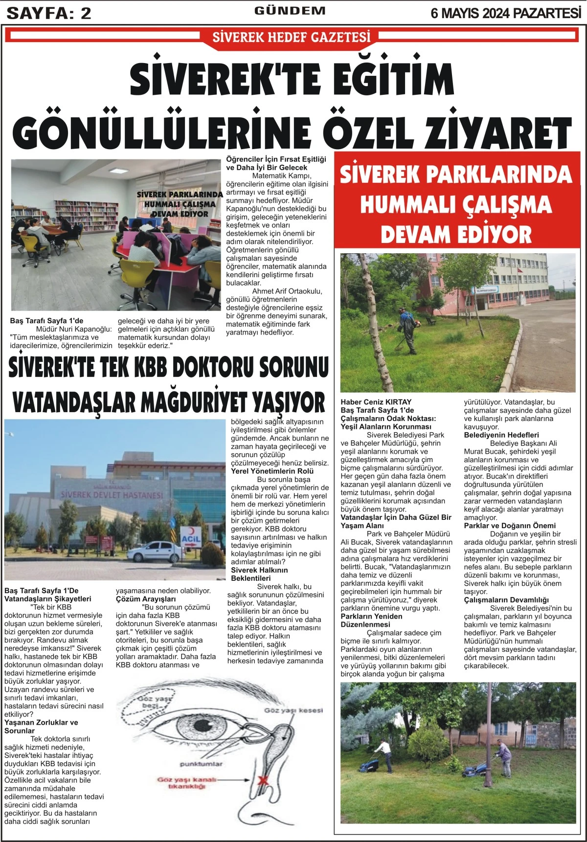 06.05.2024 Tarihli Gazetemiz