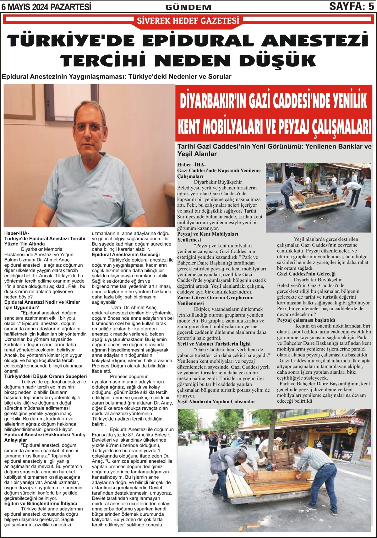 06.05.2024 Tarihli Gazetemiz