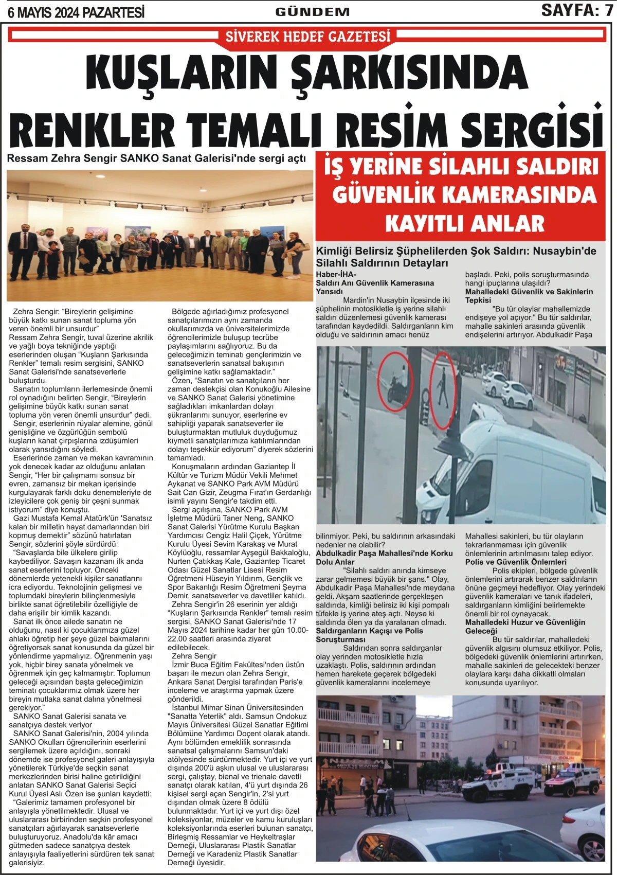 06.05.2024 Tarihli Gazetemiz