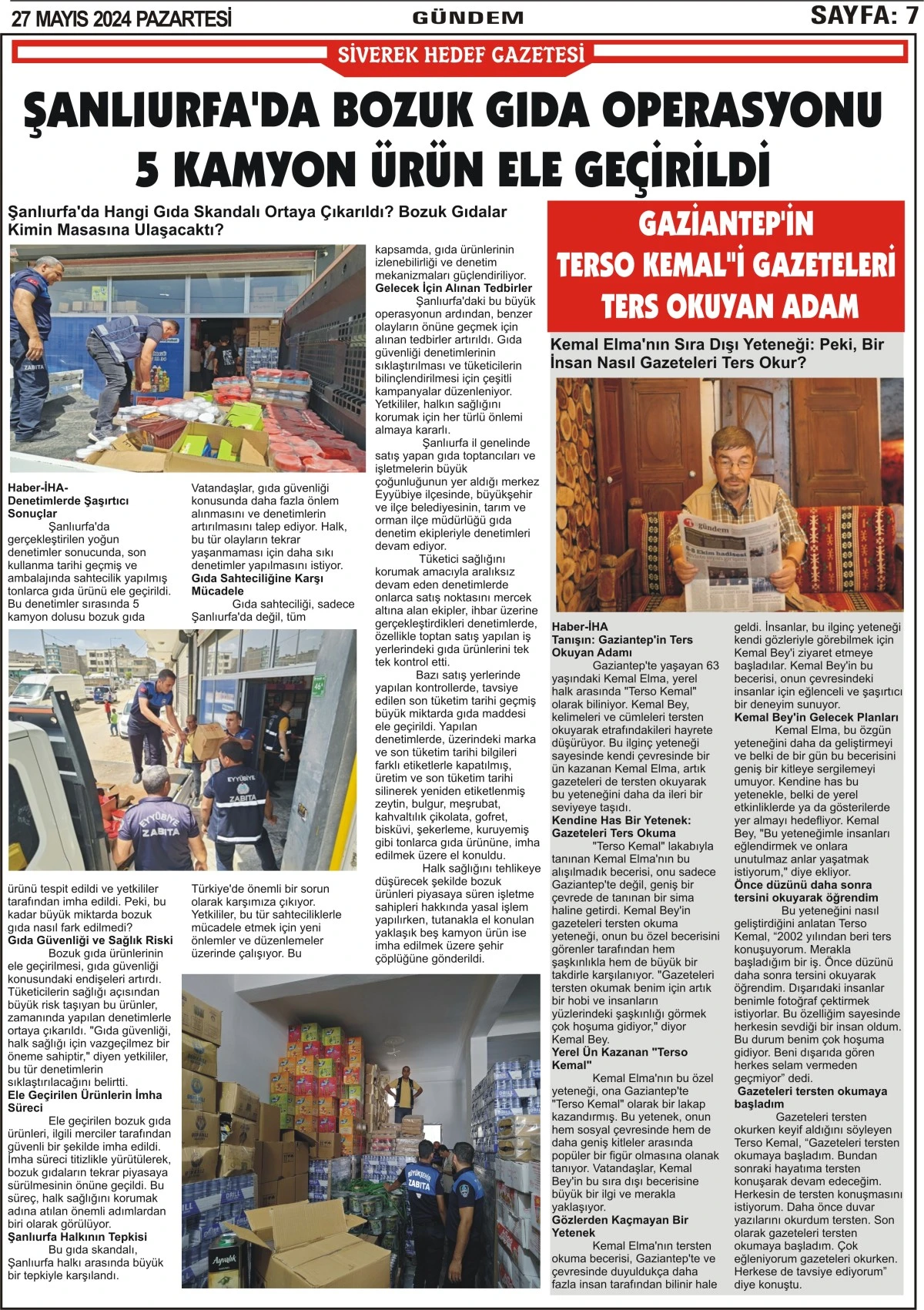 27.05.2024 Tarhili Gazetemiz