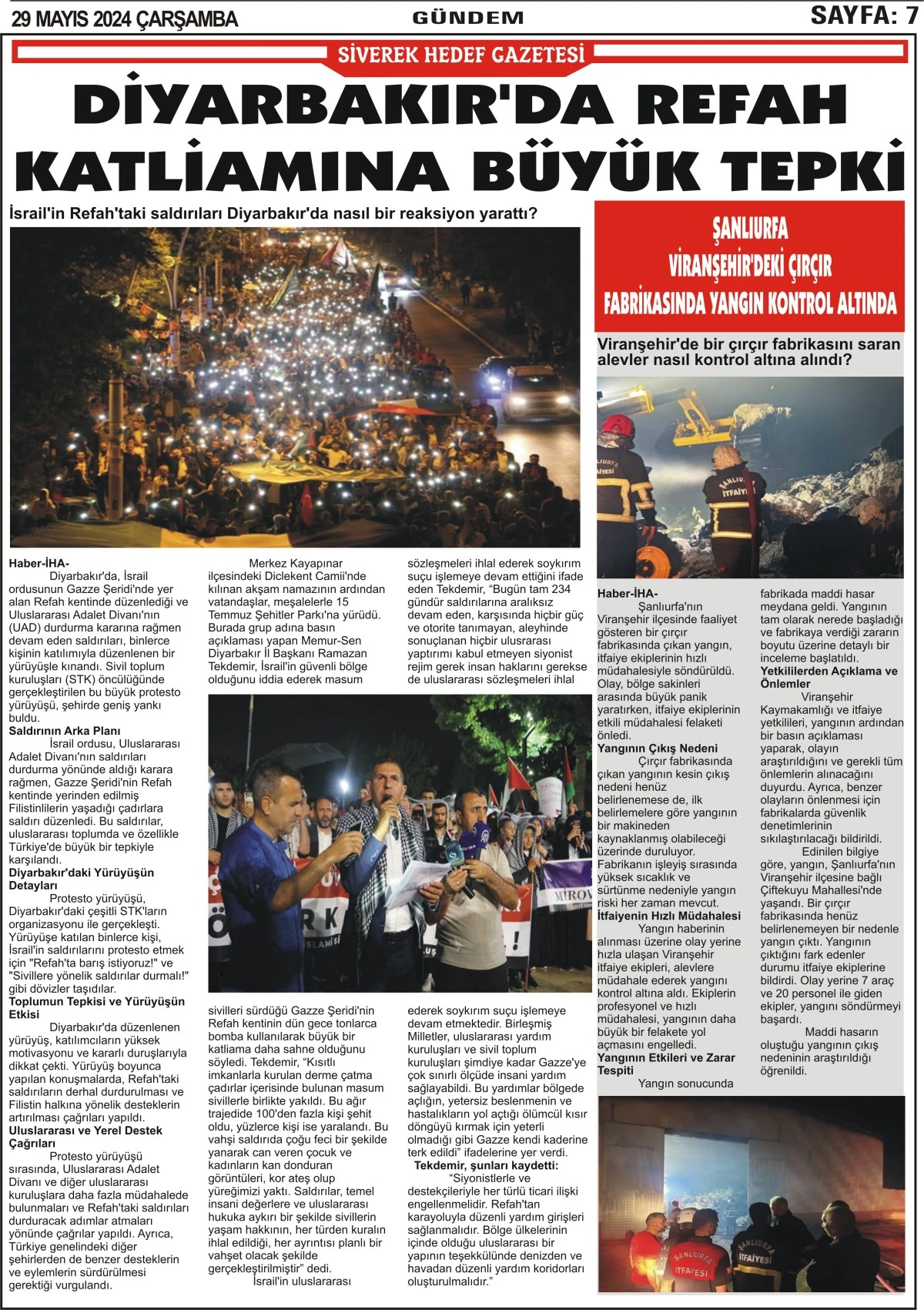 29.05.2024 Tarihli Gazetemiz