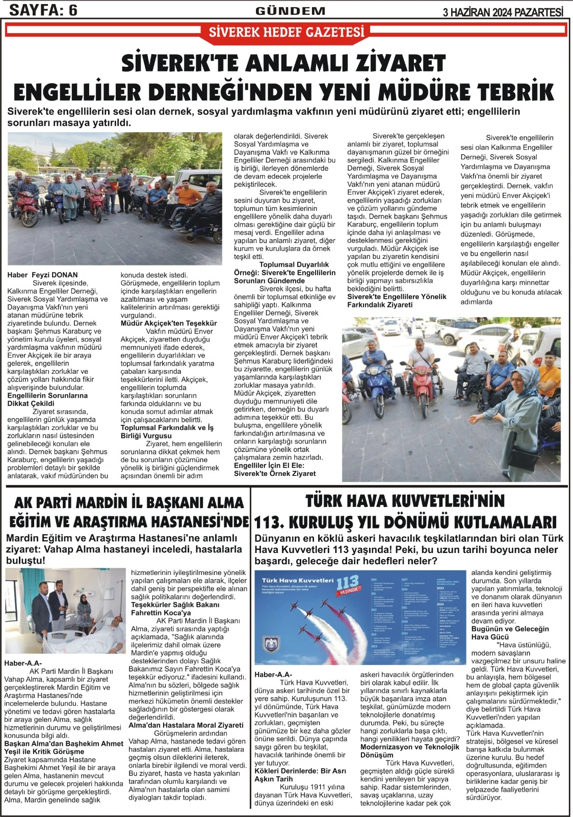 03.01.2024 Tarihli Gazetemiz