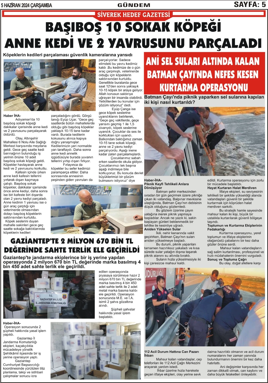 05.06.2024 Tarihli Gazetemiz