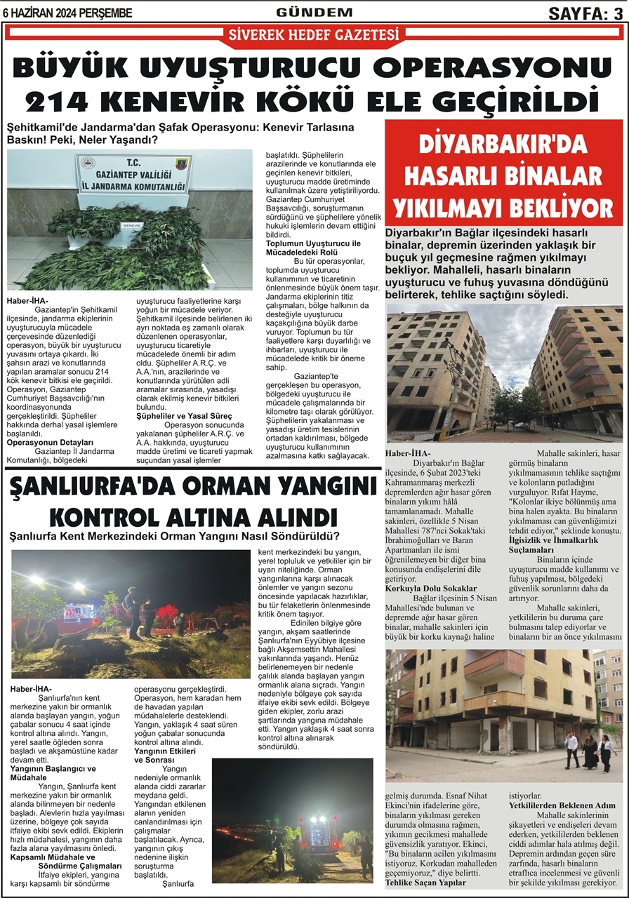 06.05.2024  Tarihli Gazetemiz