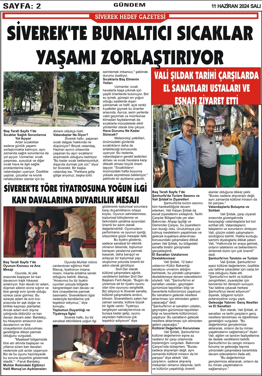 11.06.2024 Tarihli Gazetemiz