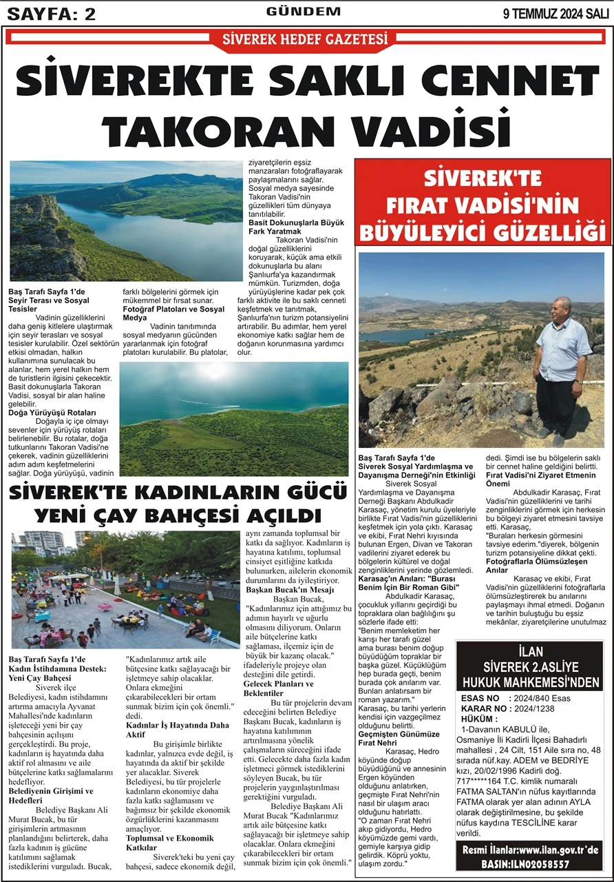 9.07.20024 Tarihli Gazetemiz