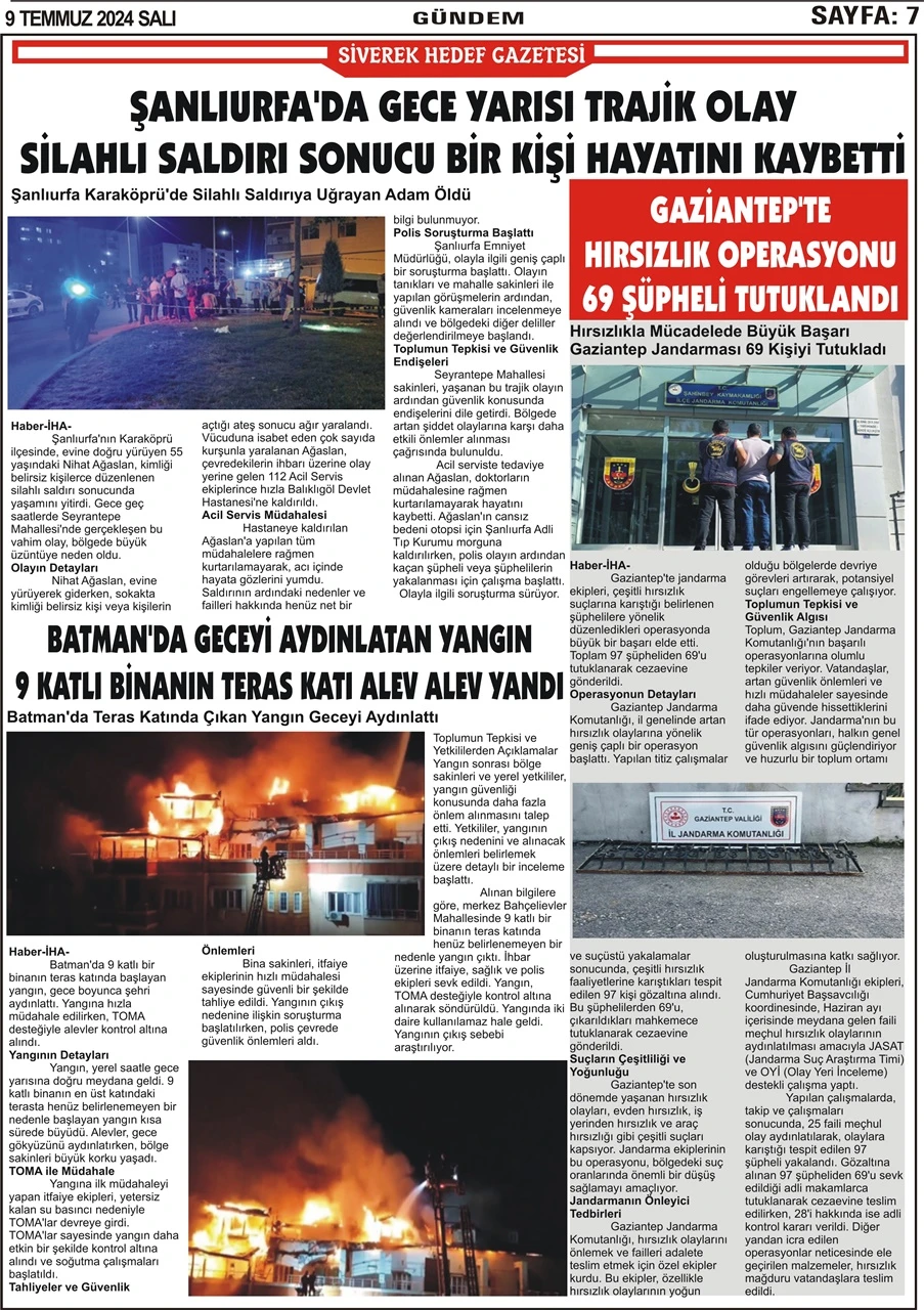 9.07.20024 Tarihli Gazetemiz