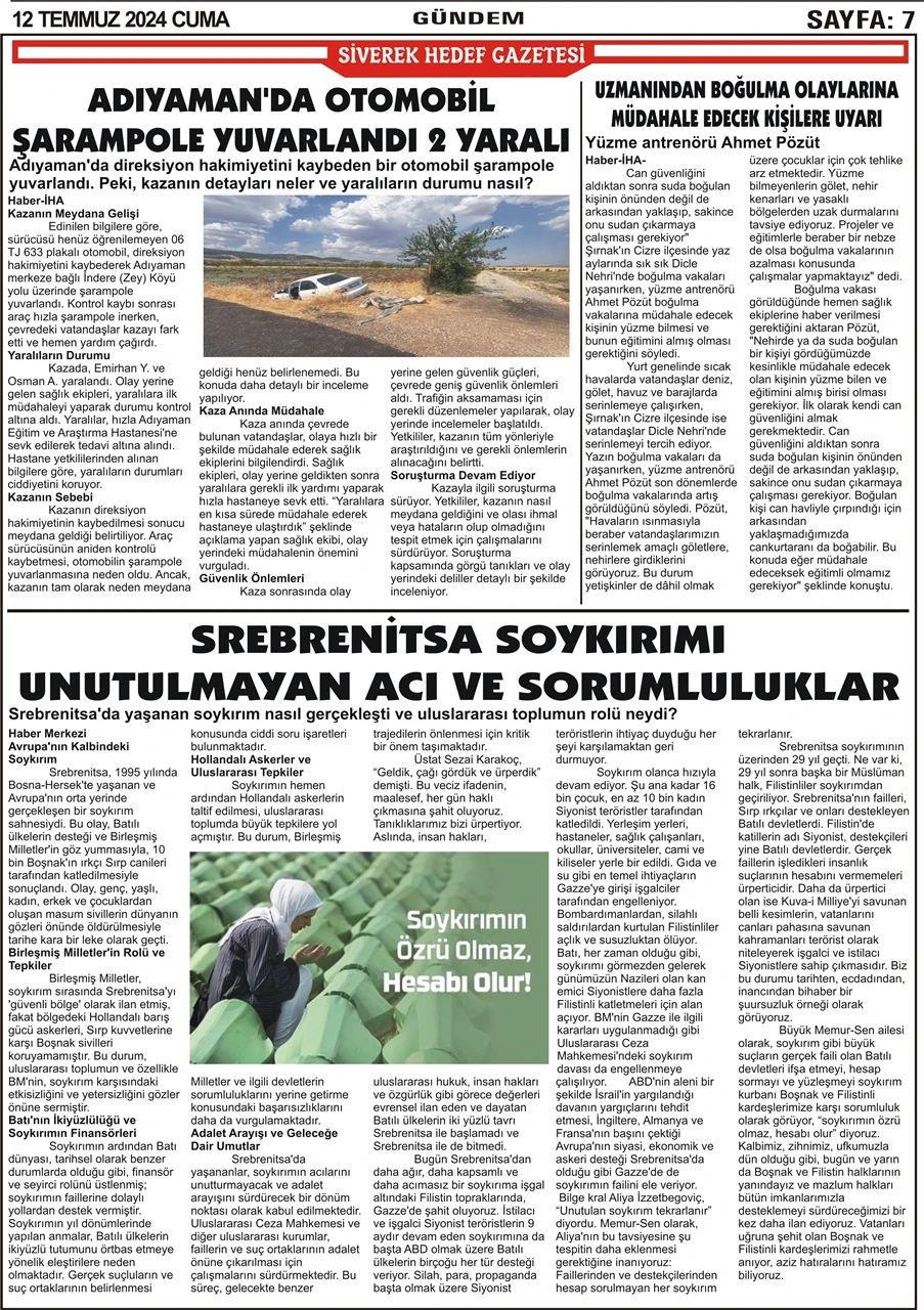 12.07.2024 Tarihli Gazetemiz