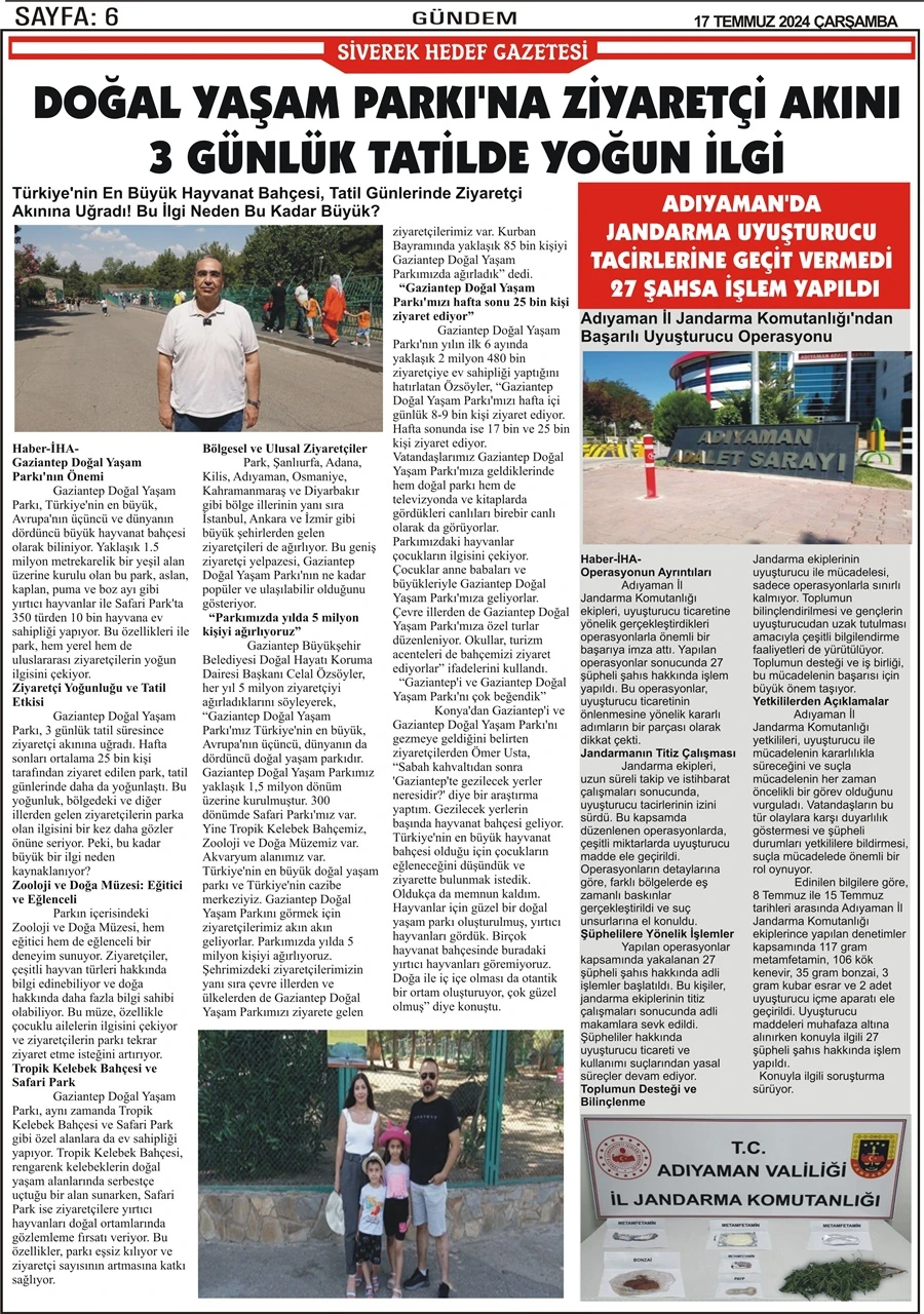 17.07.2024 Tarihli Gazetemiz