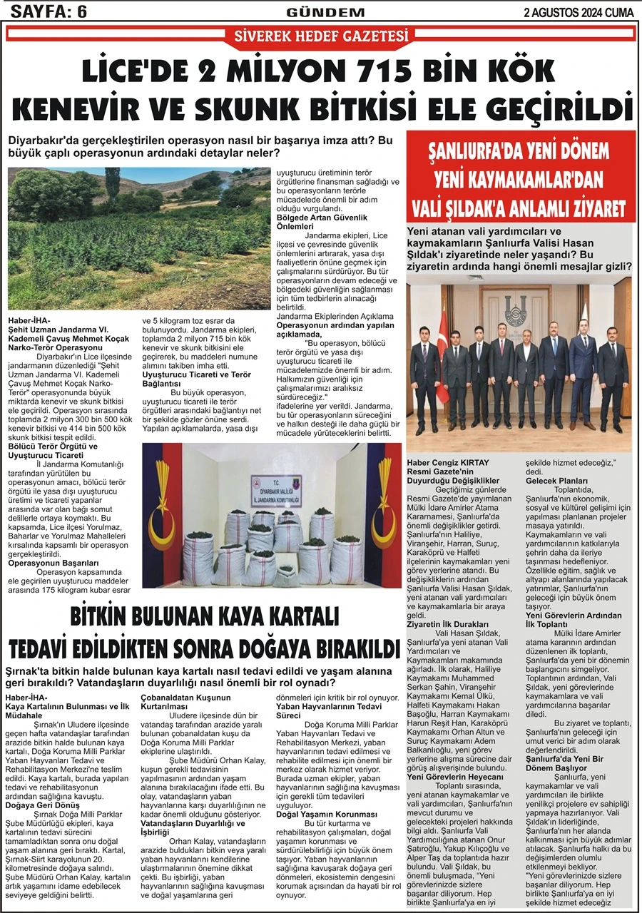 2.07.2024 Tarihli Gazetemiz