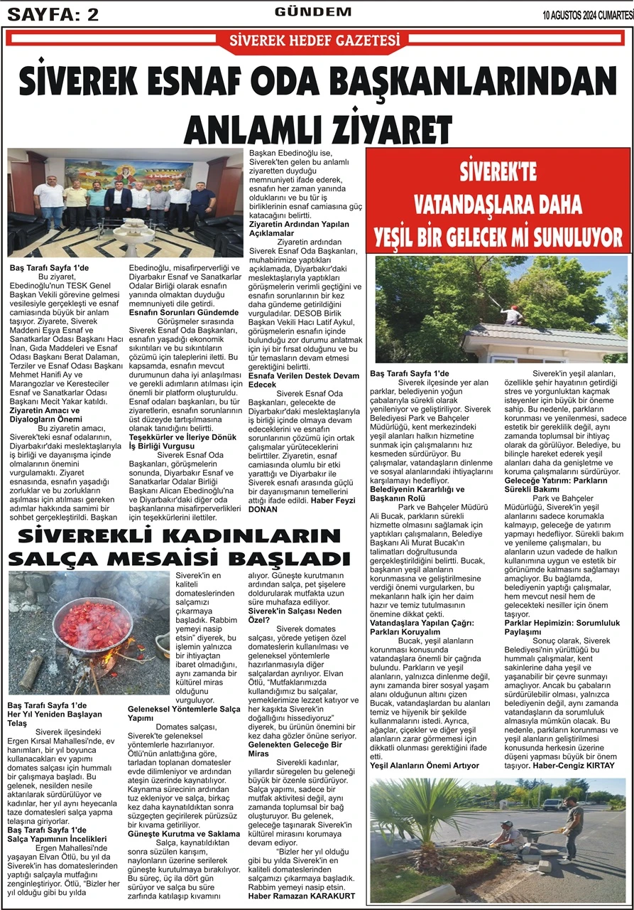 10.08.2024 Tarihli Gazetemiz