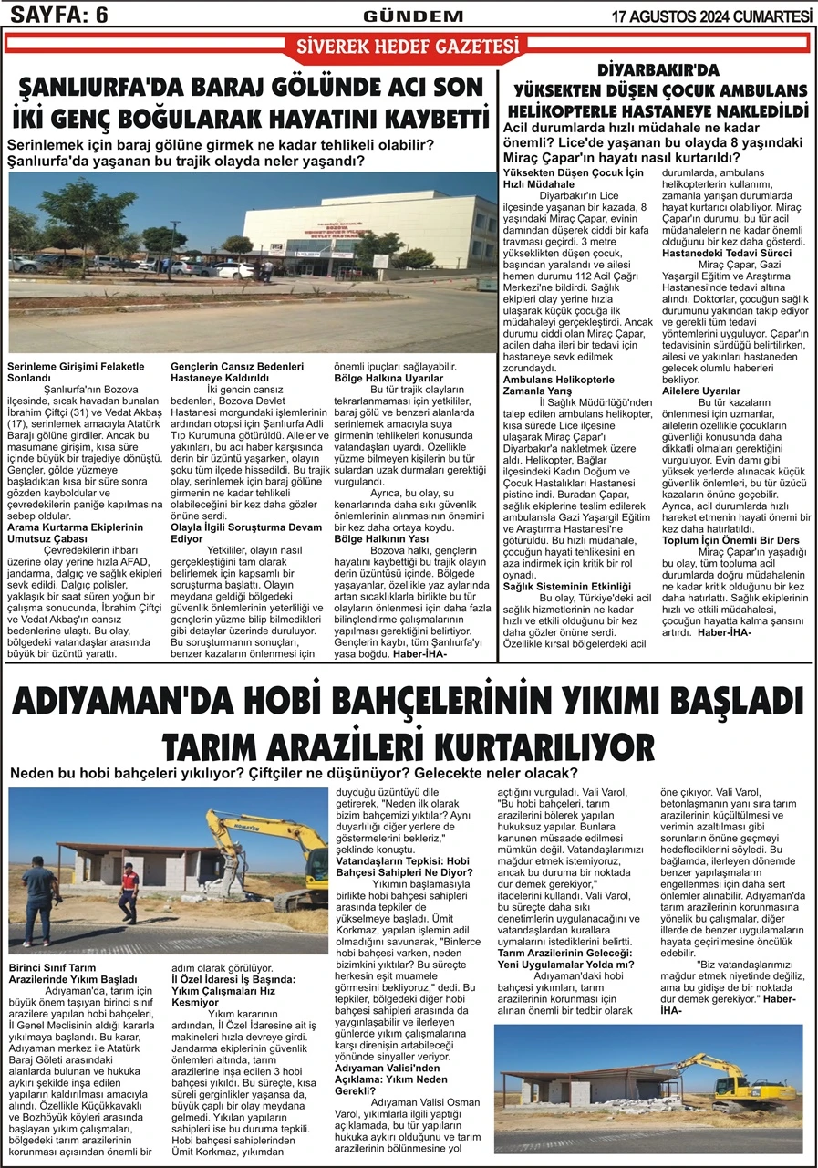 17.08.2024 Tarihli Gazetemiz