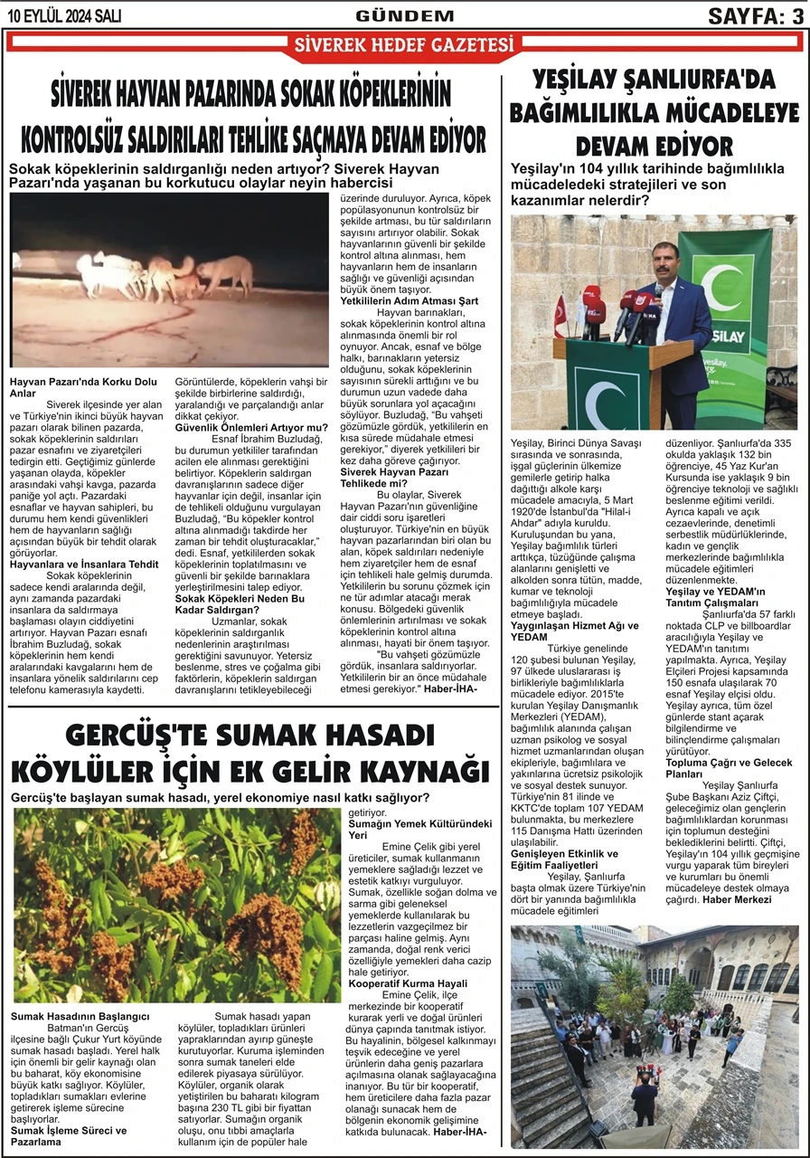 10.09.2024 Tarihli Gazetemiz