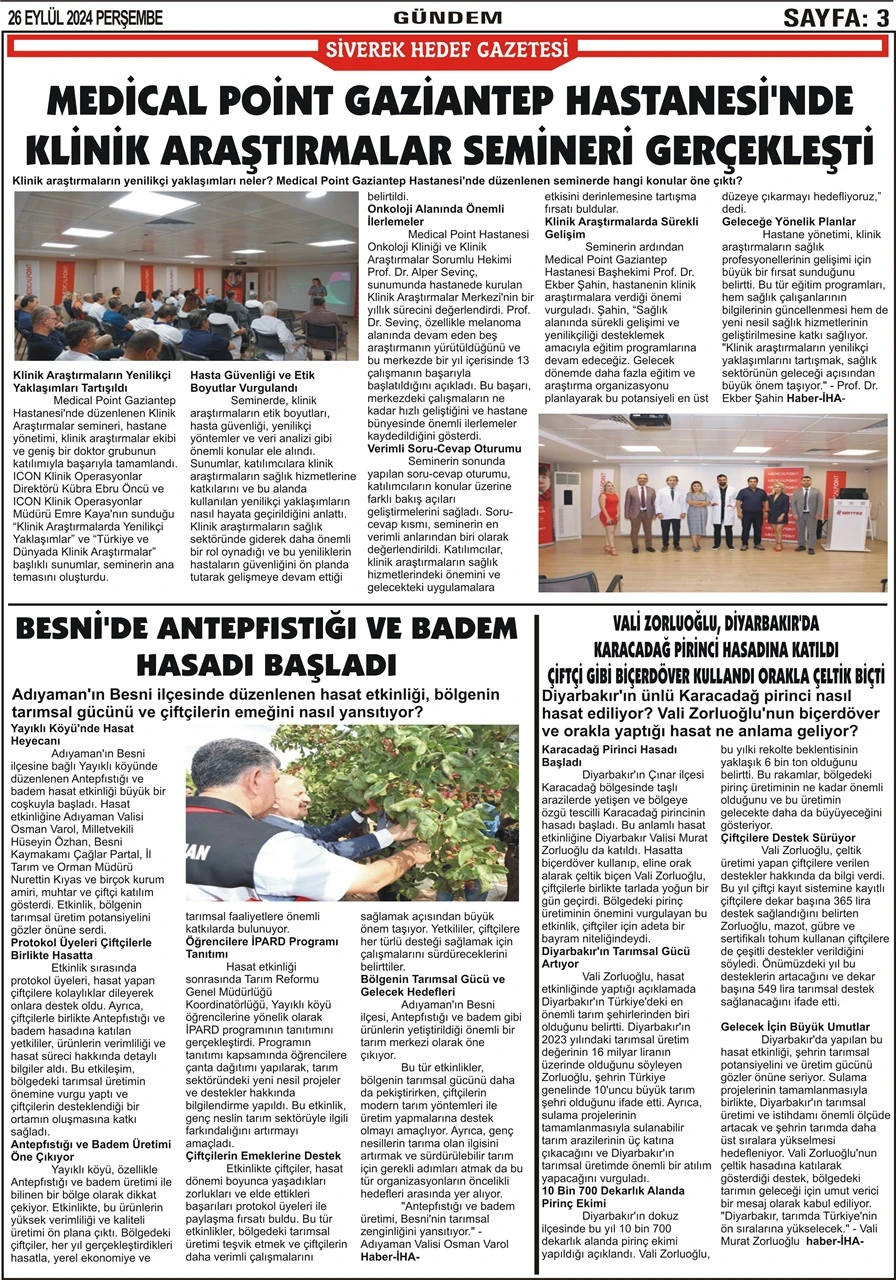 26.09.2024 Tarihli Gazetemiz