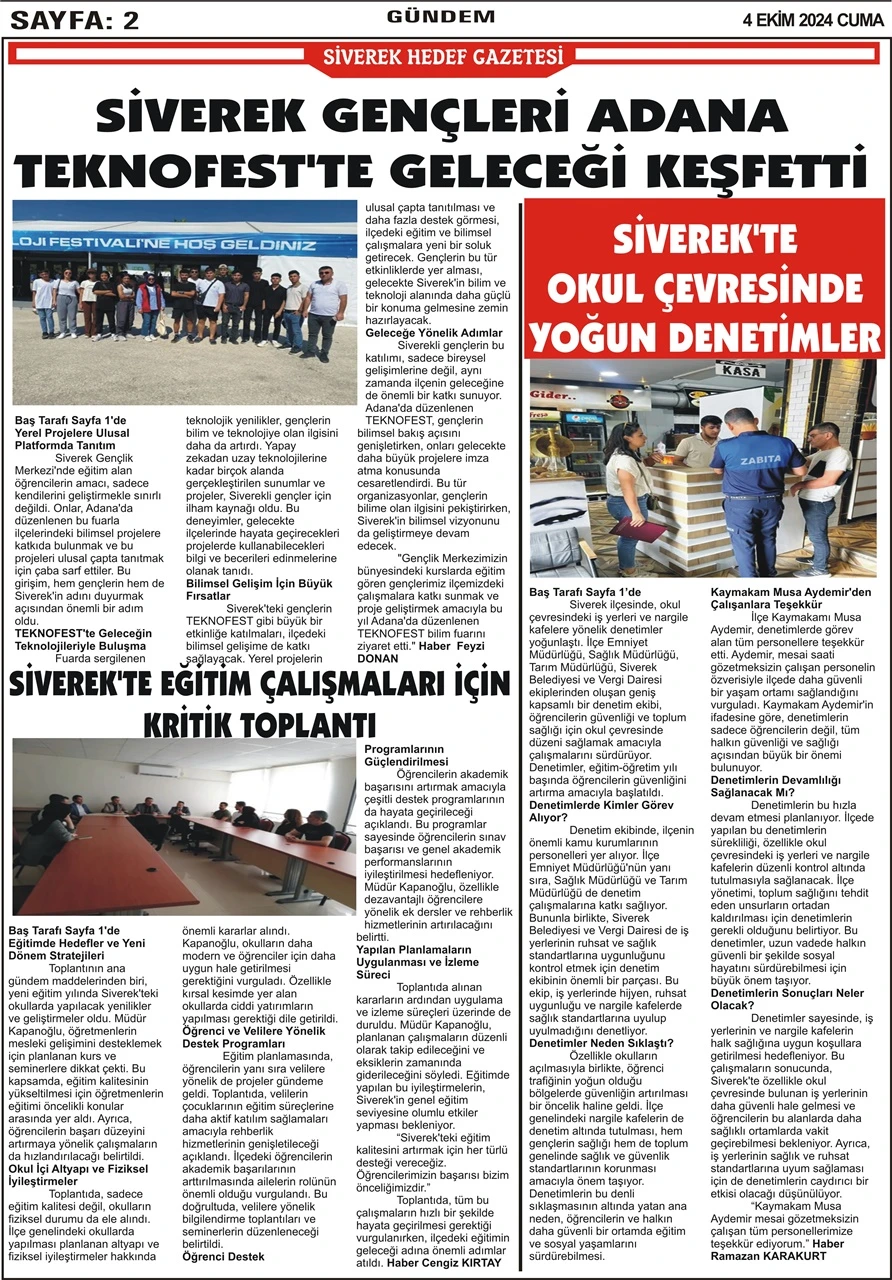 4.100.2024 Tarihli Gazetemiz 