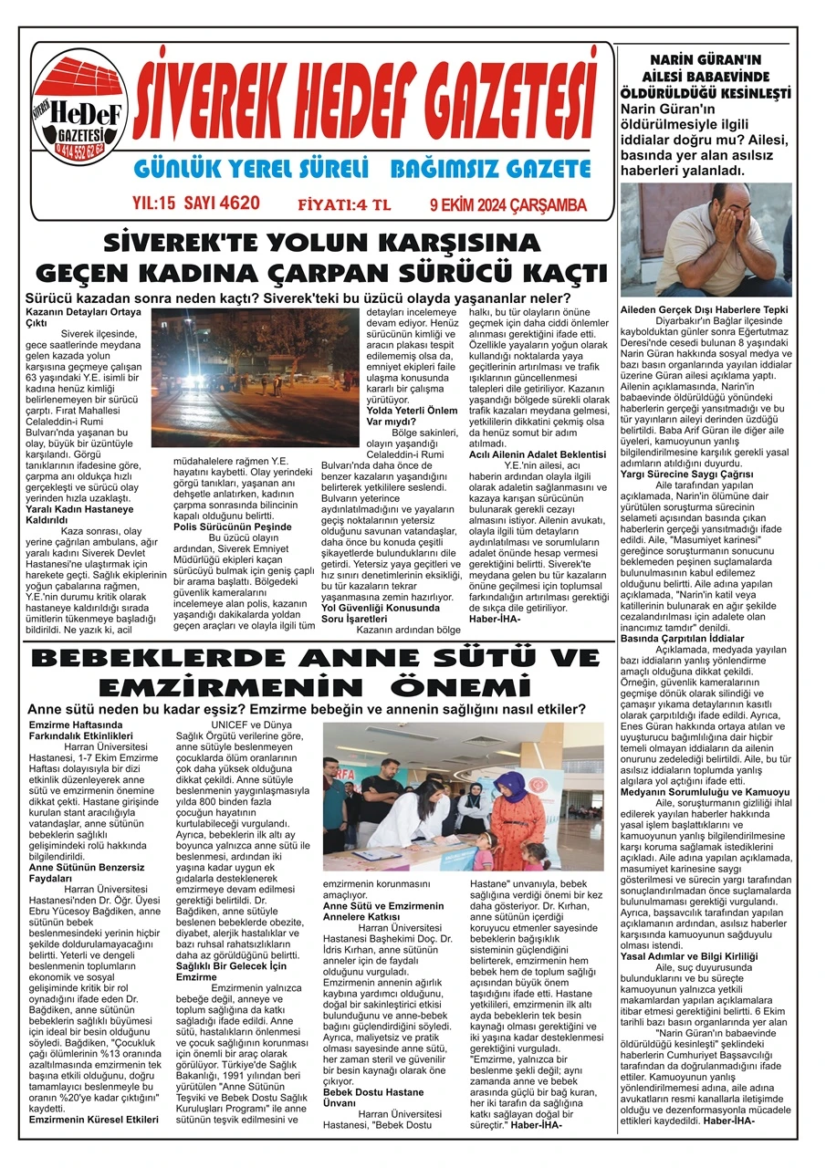 09.10.2024 Tarihli Gazetemiz