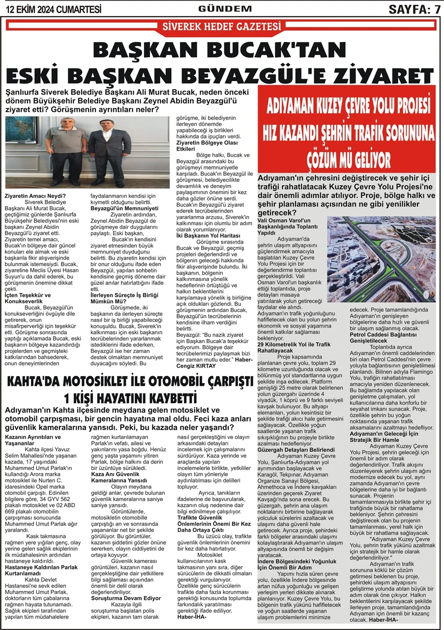 12.10.2024  Tarihli Gazetemiz