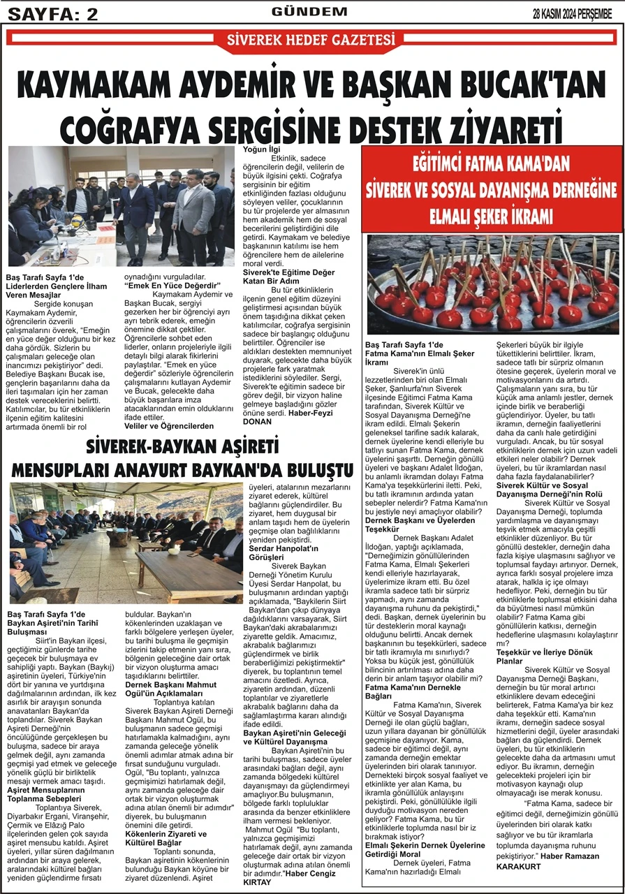 28.11.2024  Tarihli Gazetemiz