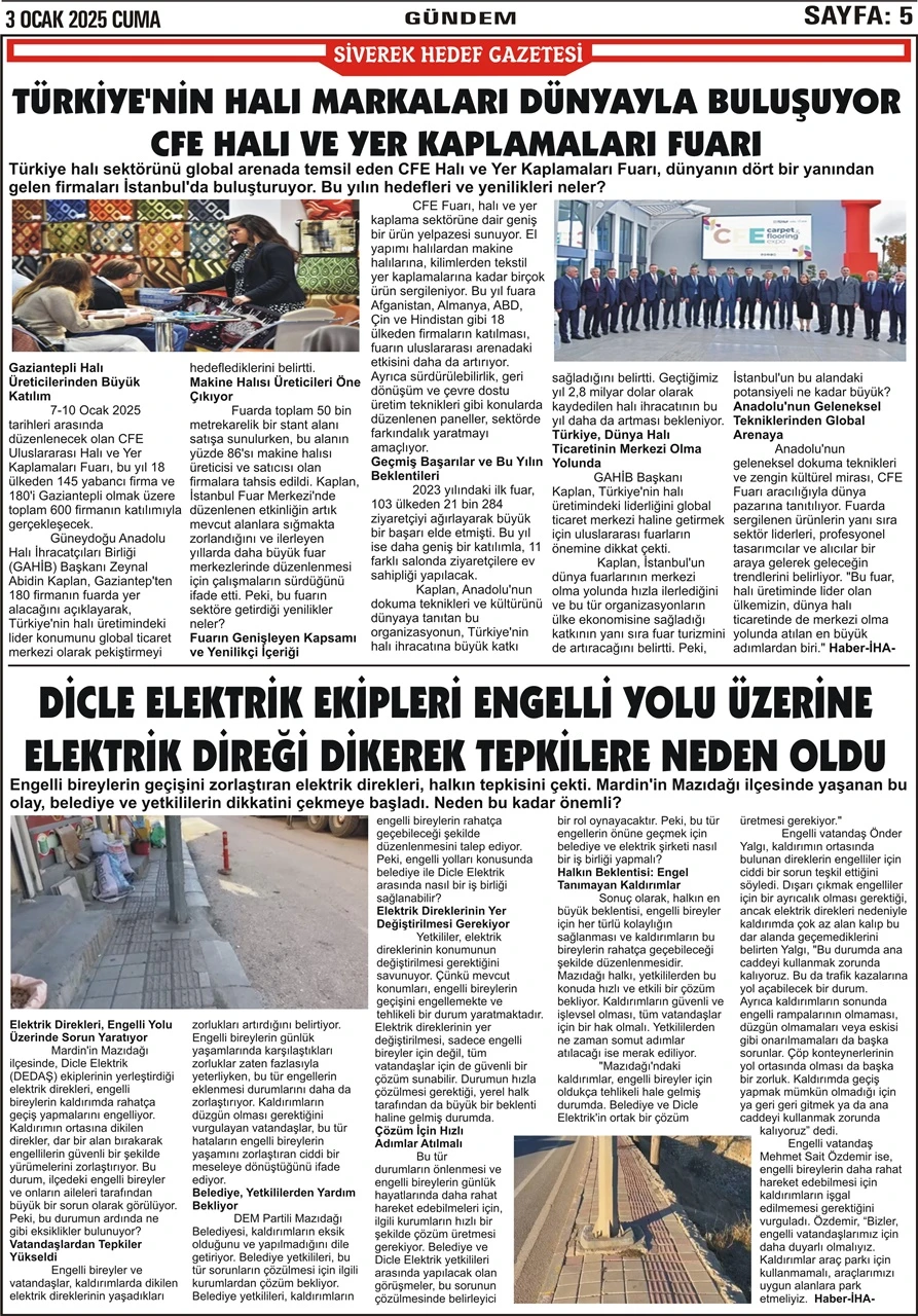 03.01.2025 Tarihli Gazetemiz