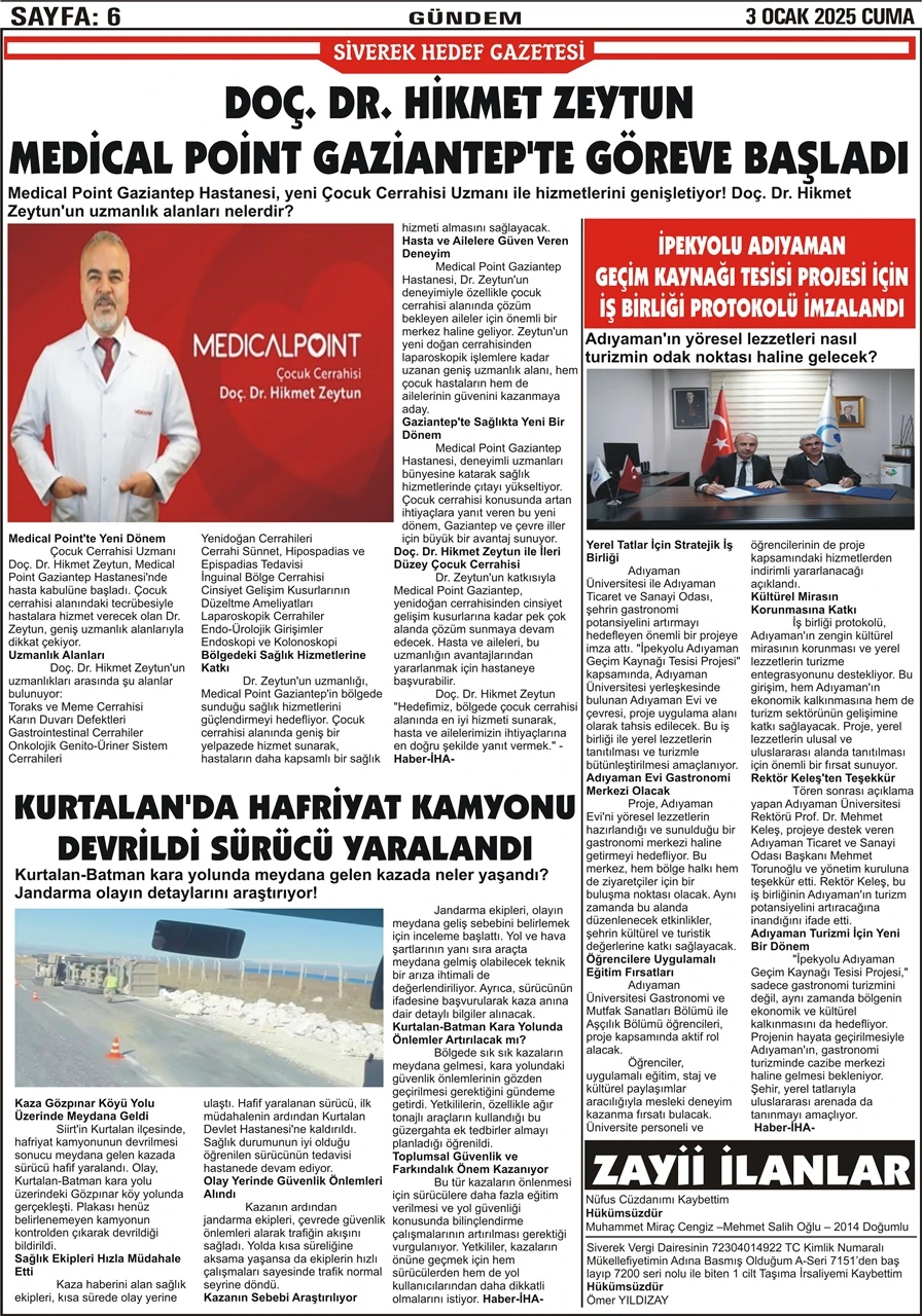 03.01.2025 Tarihli Gazetemiz