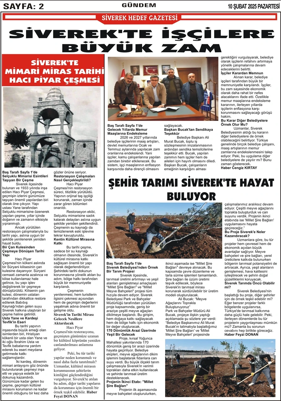 10.02.2025 Tarihli Gazetemiz