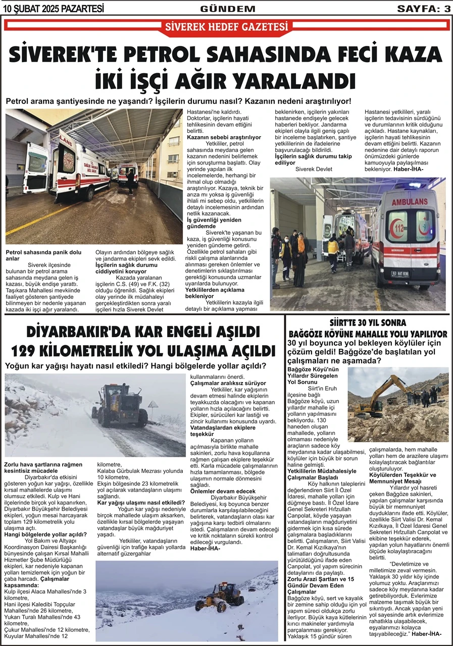 10.02.2025 Tarihli Gazetemiz