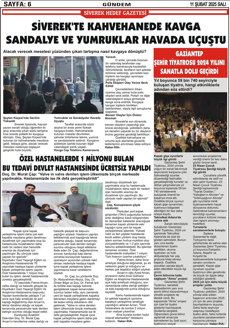 11.02.2025 Tarihli Gazetemiz