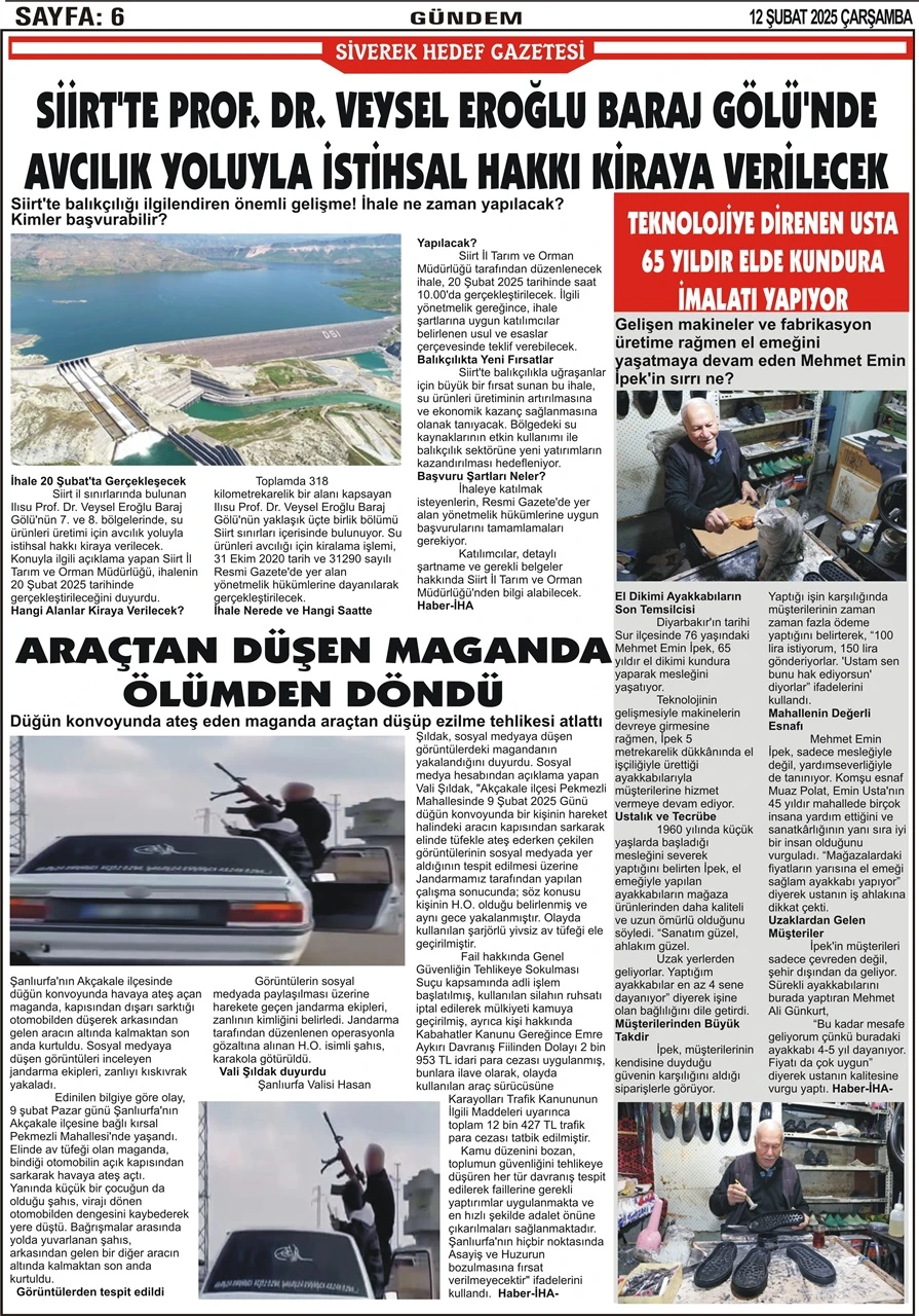 12.02.2025 Tarihli Gazetemiz