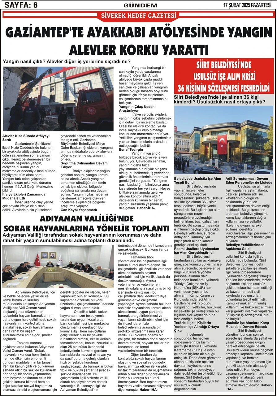 17.02.2025 Tarihli Gazetemiz