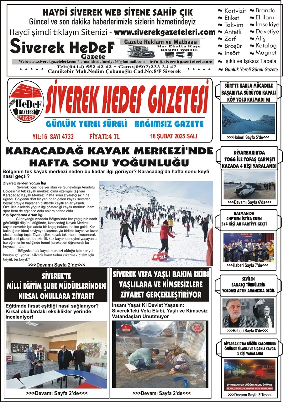 18.02.20255 Tarihli Gazetemiz