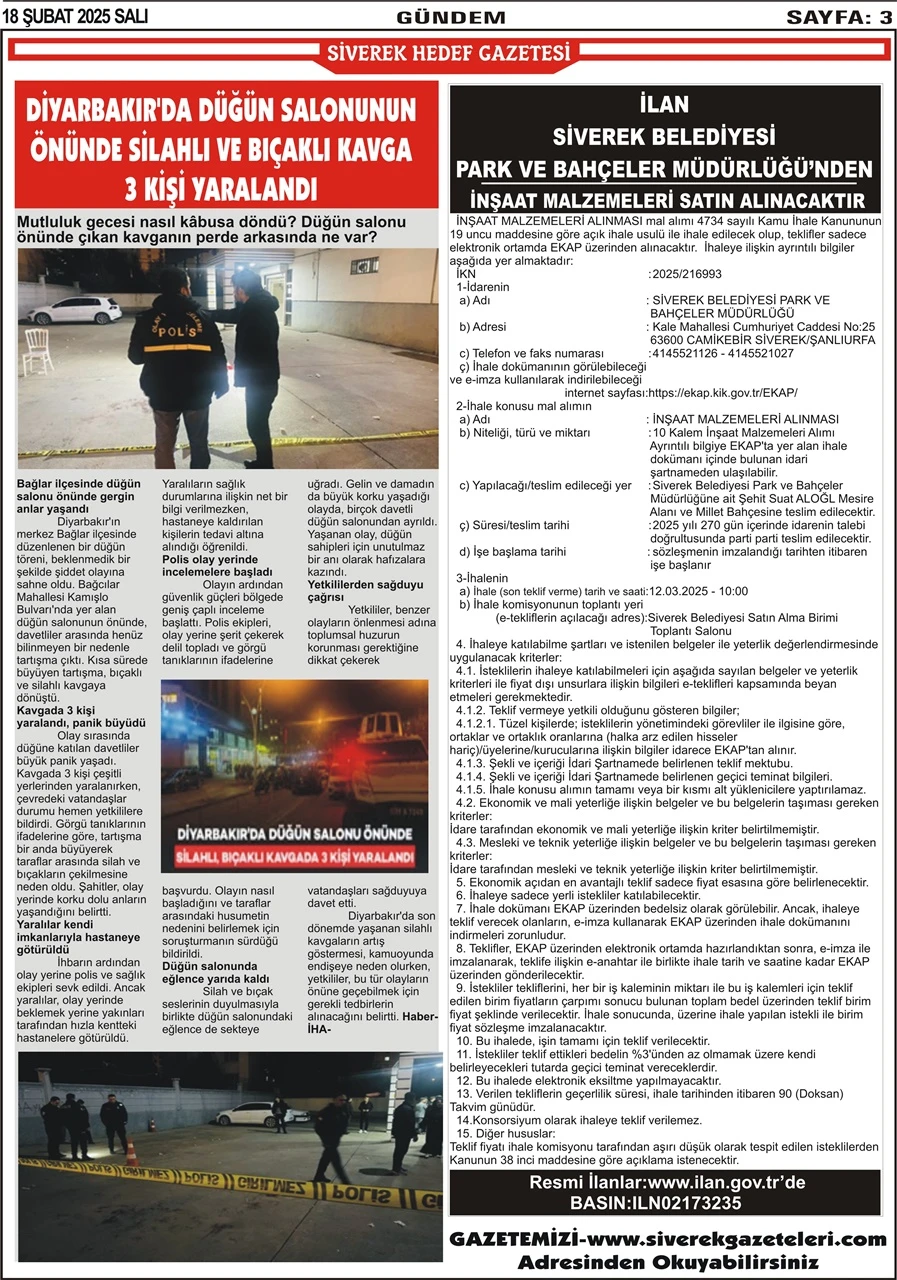 18.02.20255 Tarihli Gazetemiz