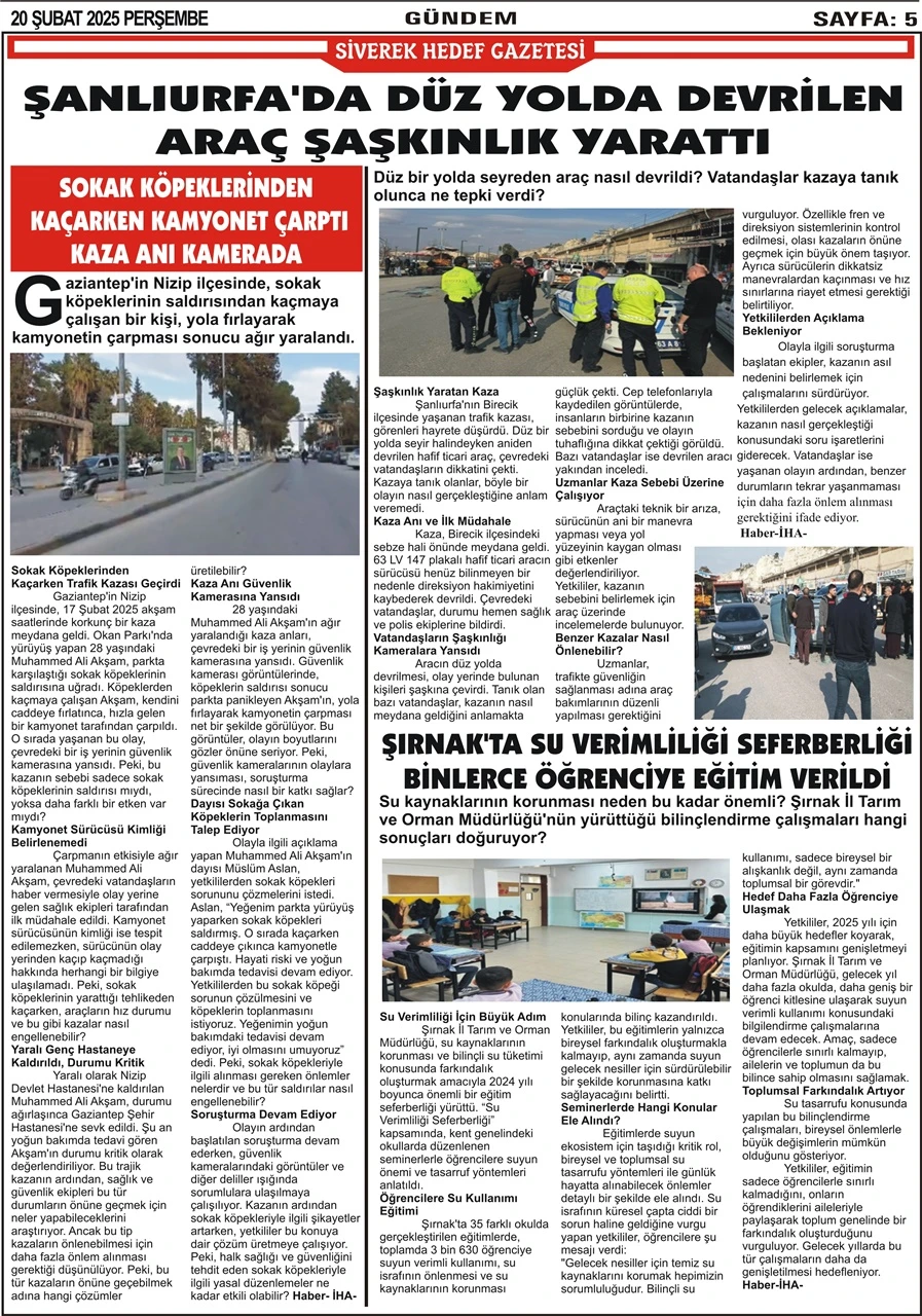 20.02.2025 Tarihli Gazetemiz