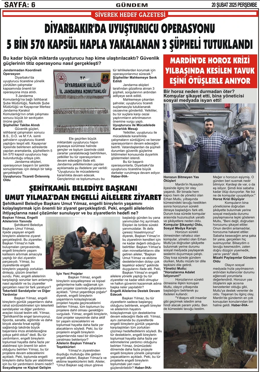 20.02.2025 Tarihli Gazetemiz