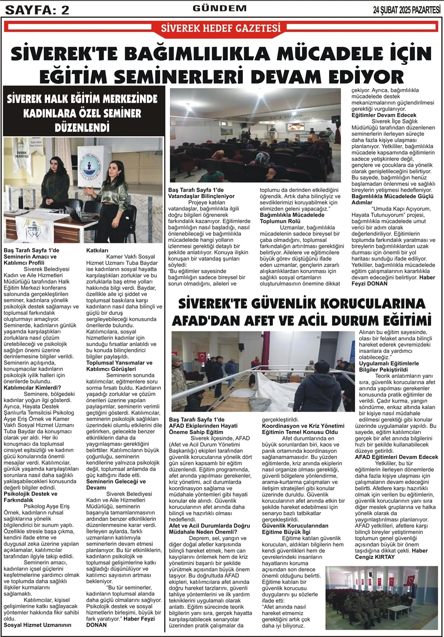 24.02.2025 Tarihli Gazetemiz