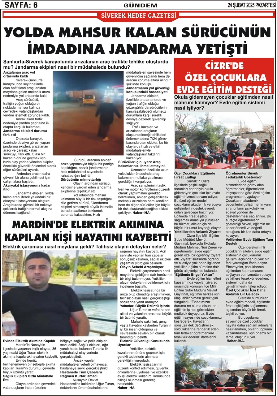 24.02.2025 Tarihli Gazetemiz