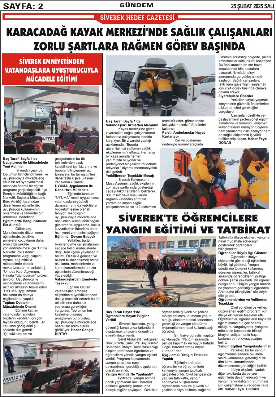 25.02.2025 Tarihli Gazetemiz