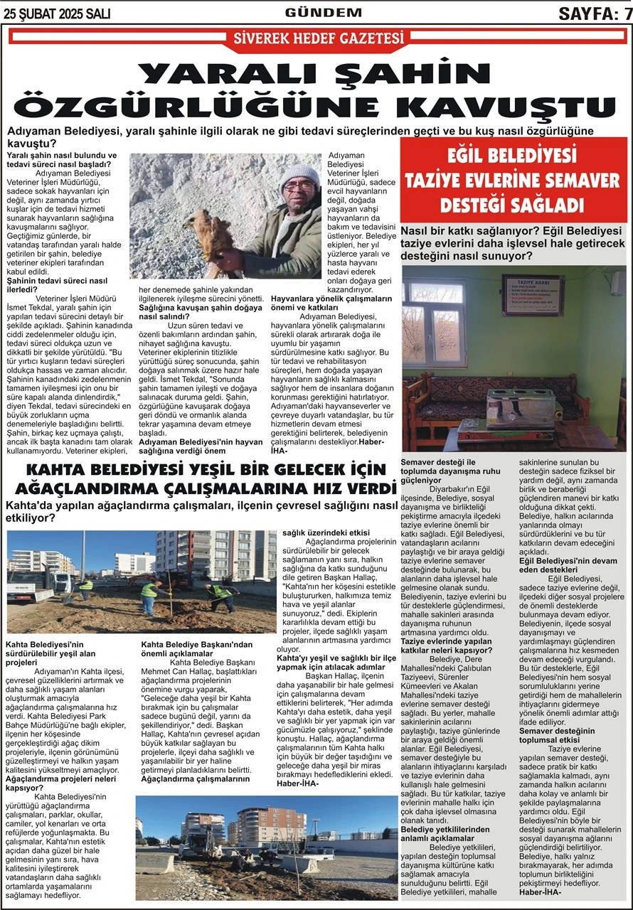 25.02.2025 Tarihli Gazetemiz