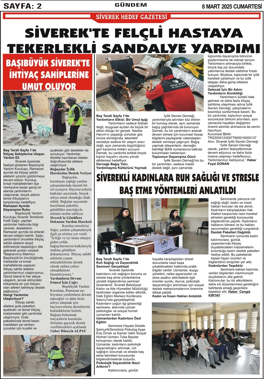 8.03.2025 Tarihl Gazetemiz