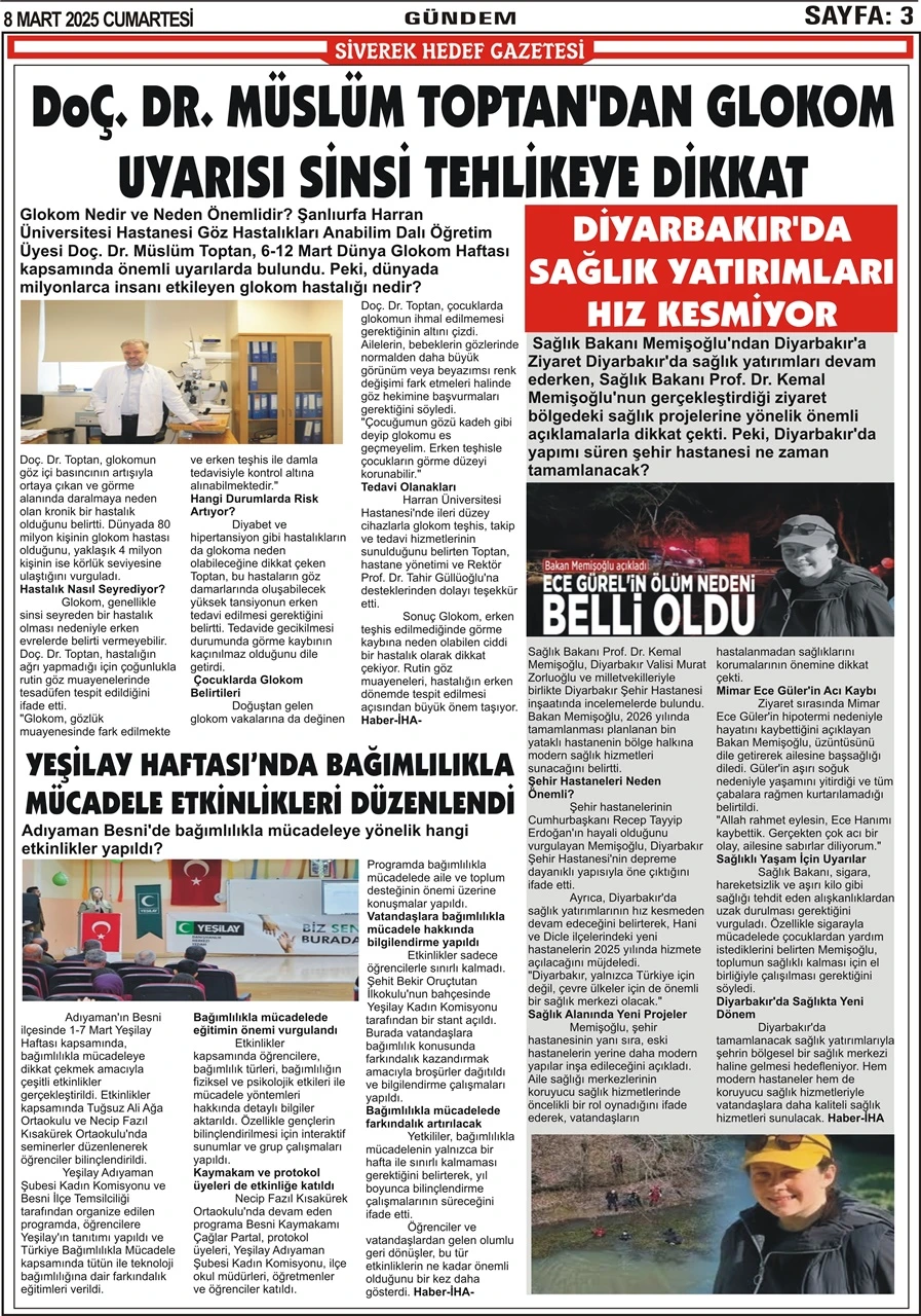 8.03.2025 Tarihl Gazetemiz