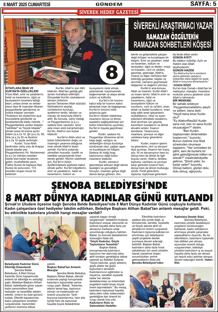 8.03.2025 Tarihl Gazetemiz