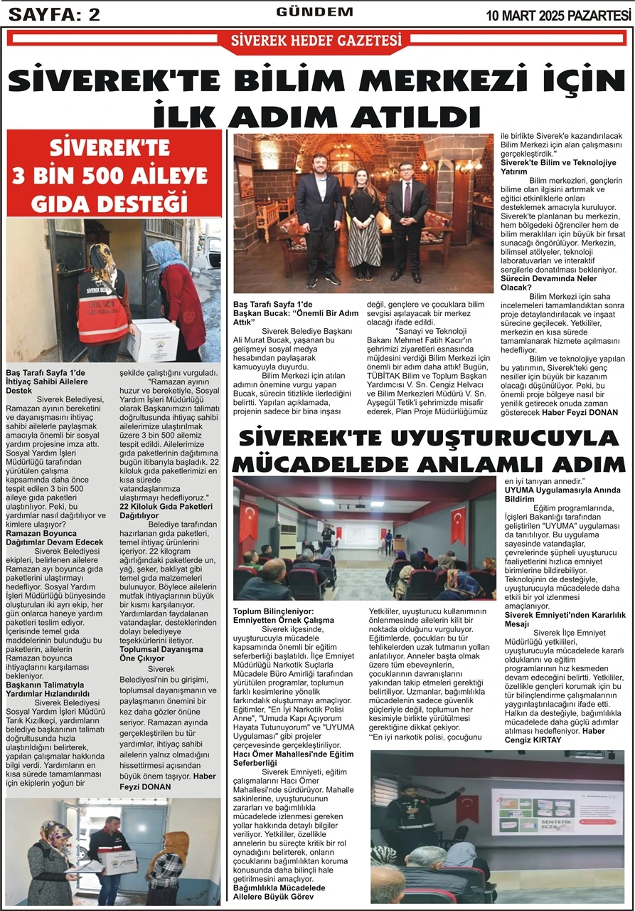 10.03.2025 Tarihli Gazetemiz