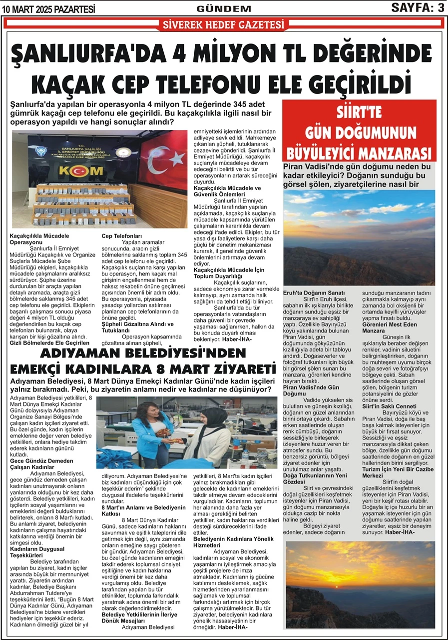 10.03.2025 Tarihli Gazetemiz