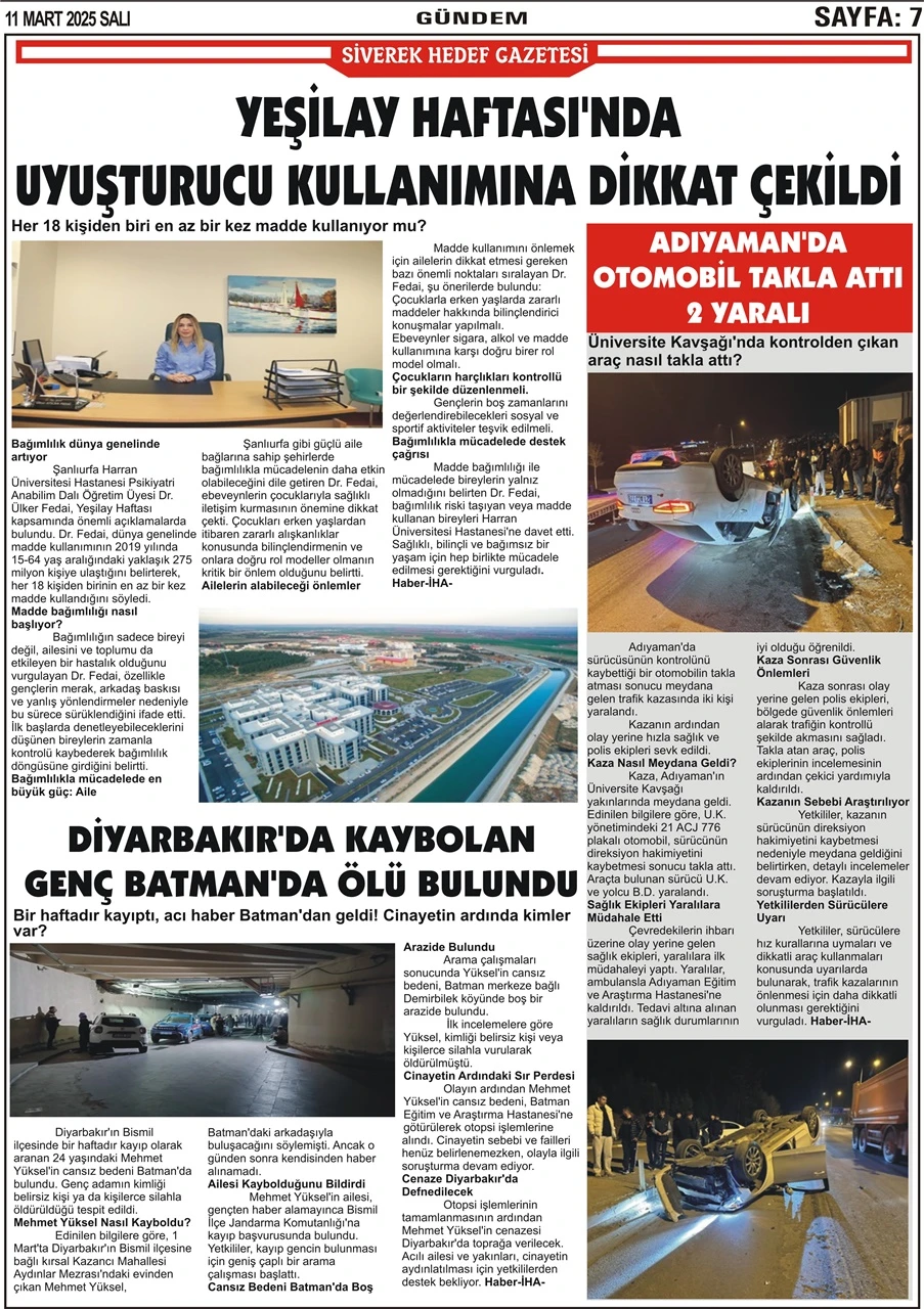 11.03.2025 Tarihli Gazetemiz