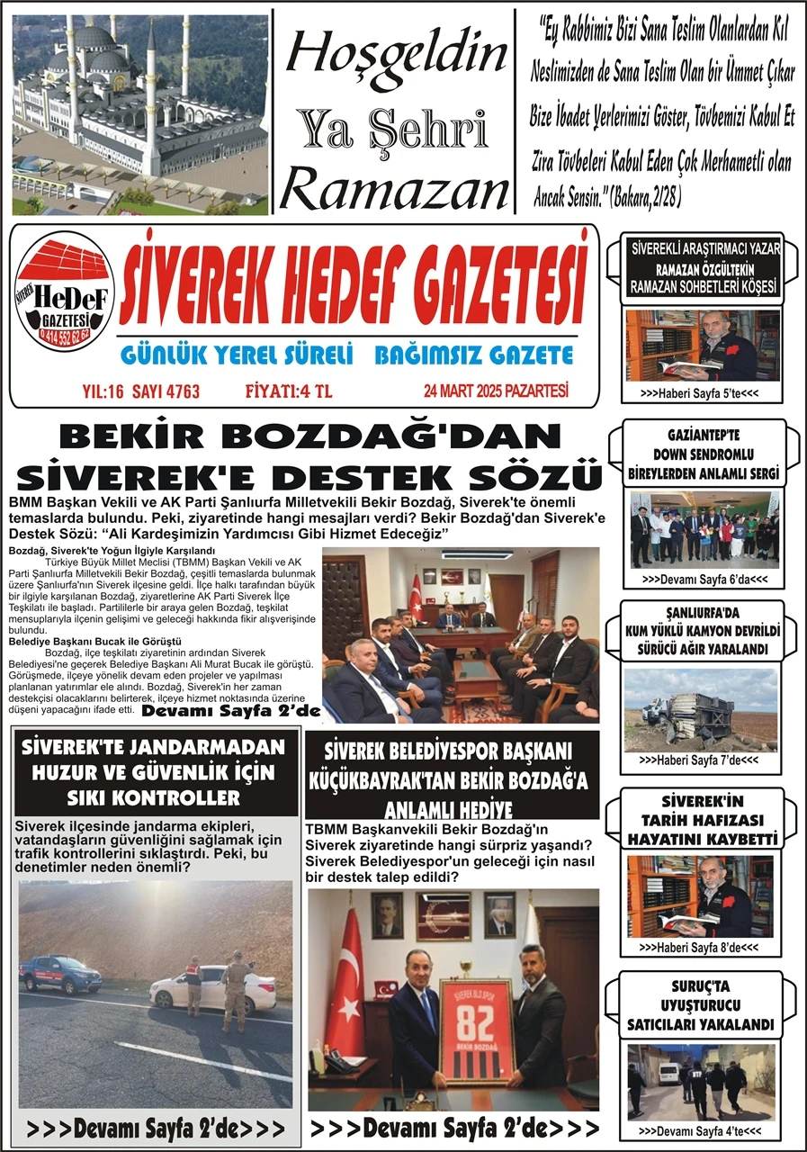 24.03.2025 Tarihli Gazetemiz