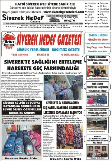 10.09.2024 Tarihli Gazetemiz