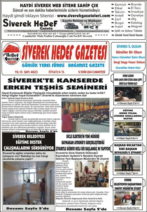 12.10.2024  Tarihli Gazetemiz