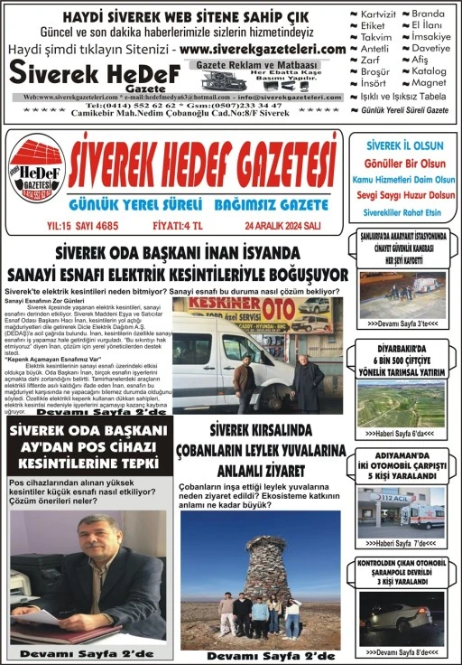 24.12.2024 Tarihli Gazetemiz