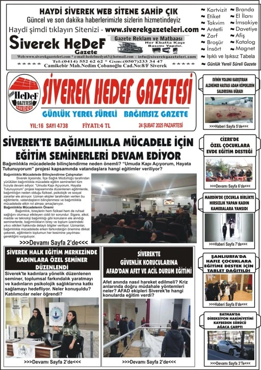 24.02.2025 Tarihli Gazetemiz