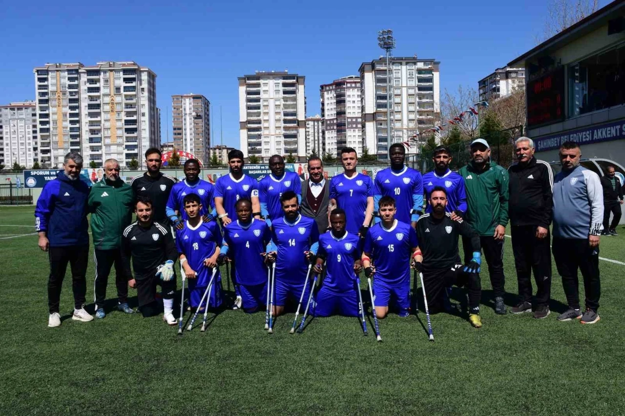 Ampute Futbol Takımı’ndan 9-0’lık Farklı Galibiyet