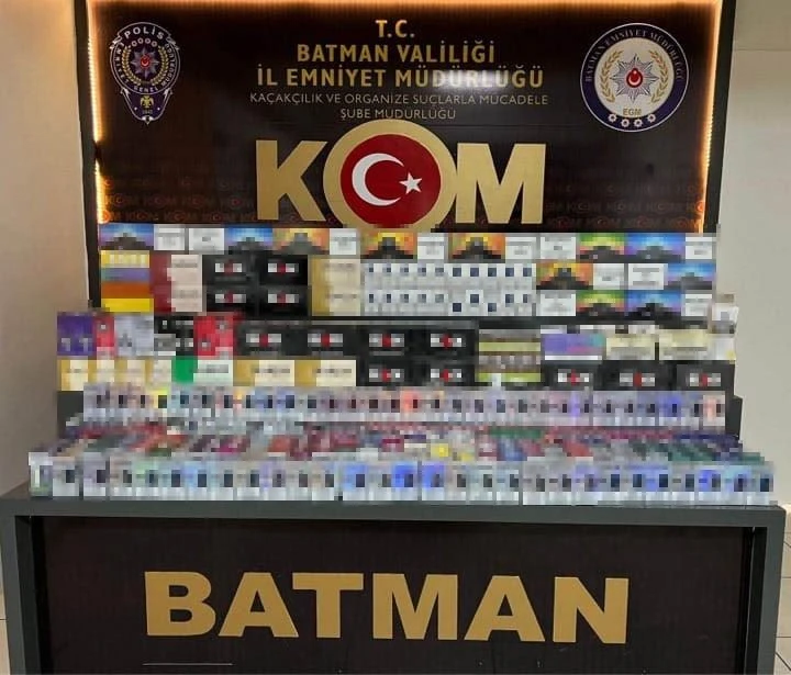 Batman’da Gümrük Kaçağı Ürün Operasyonu: Polisin Başarılı Müdahalesi